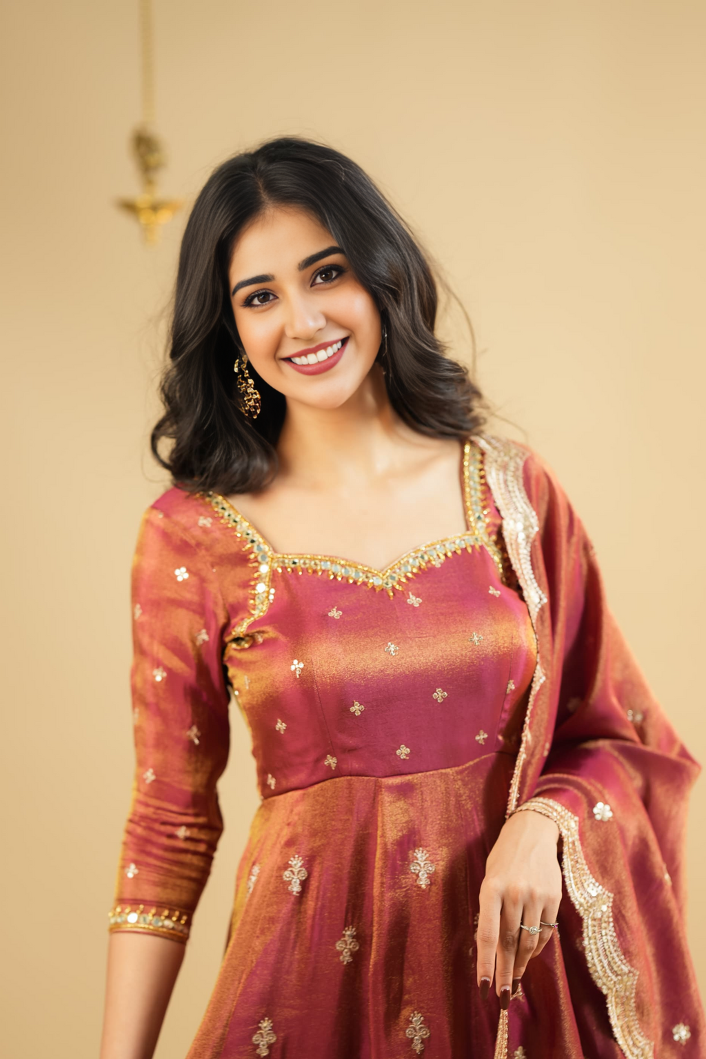 Trendy cosmo Slit Anarkali Premium Suit Set