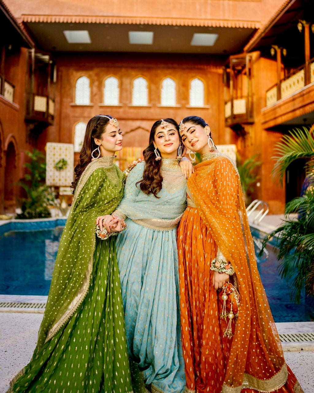 Elegant Chinon Silk Embroidered Anarkali Pant Set – Fully Stitched & Ready to Wear - ETHNICDEAL