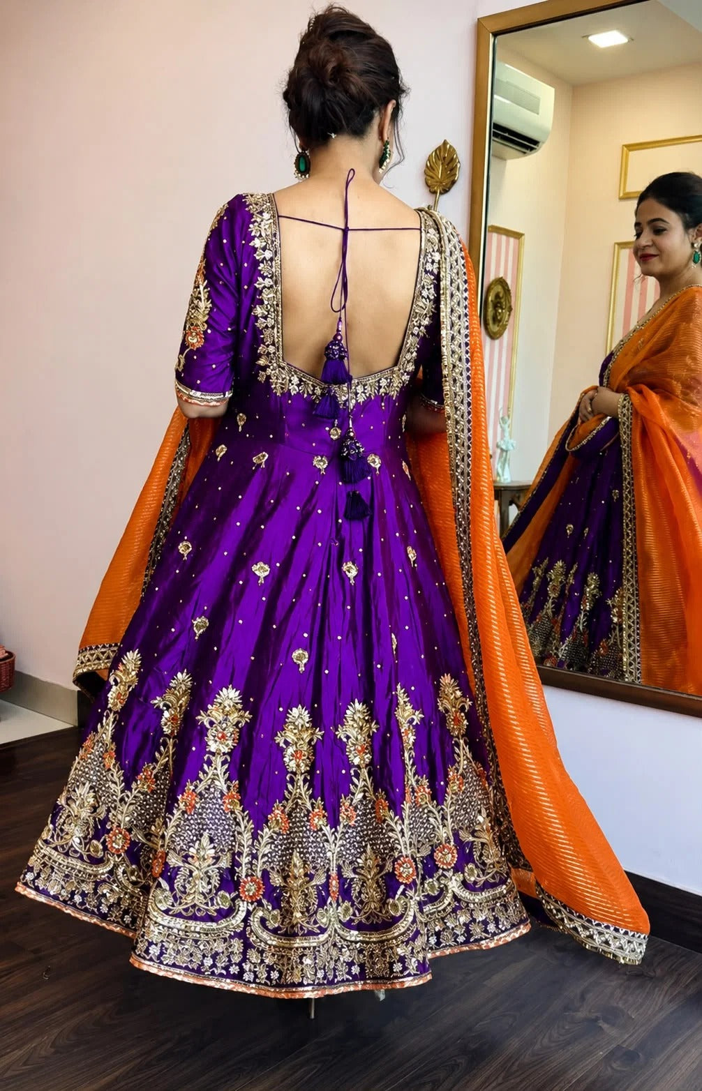 Malveera Premium Quality Anarkali Suit Set