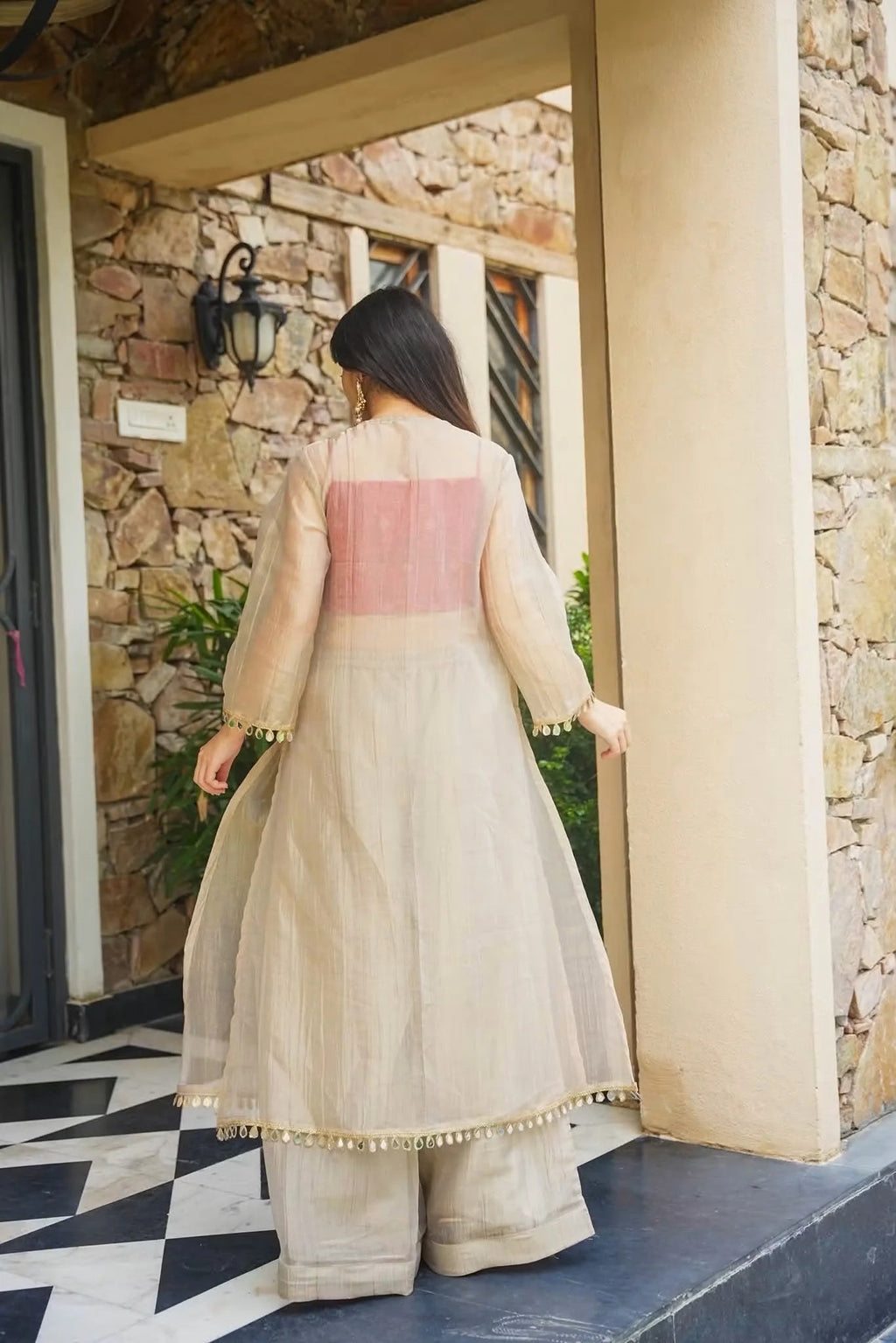 Trendy Indo-Western Festive Anarkali Set