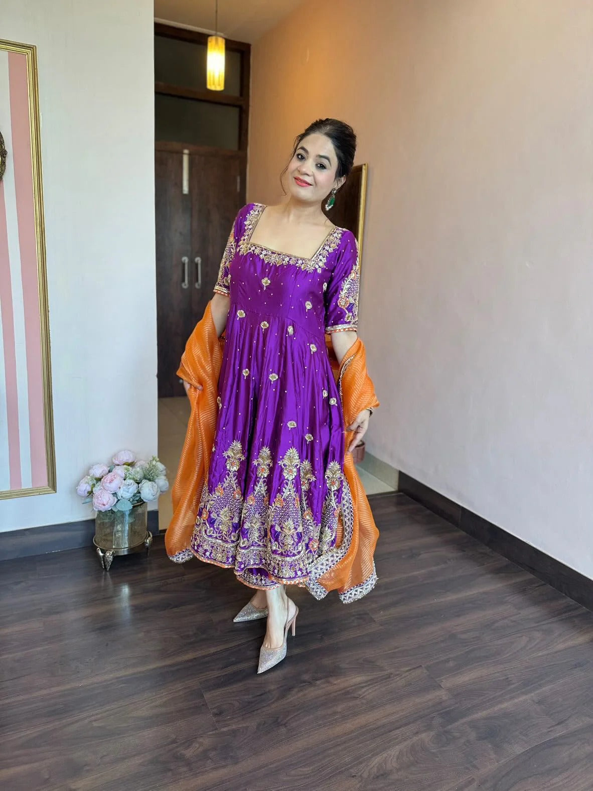 Malveera Premium Quality Anarkali Suit Set